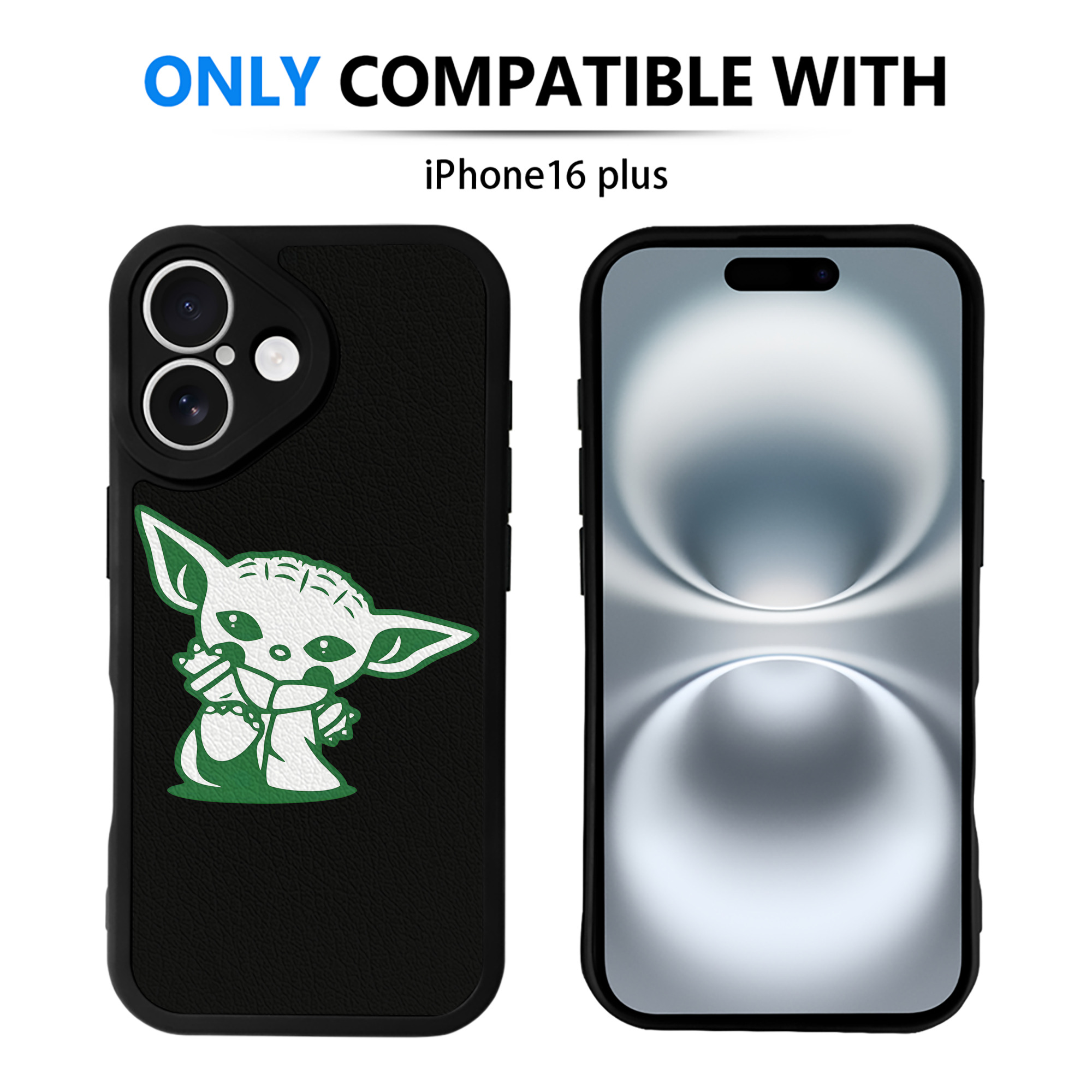 （画像用） スター・ウォーズ Star Wars 【iPhone 16シリーズ対応】シリコンスマホケース（レザー調） 材質：シリコン